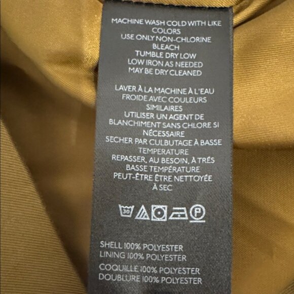 NWT Size M - Anthropologie Crop Trench Coat Neutral Preppy Boho (NWT US$ 158) - Picture 13 of 16